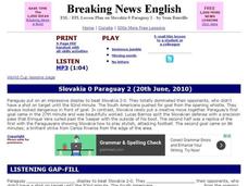 Breaking News English: Slovakia and Paraguay Interactive Breaking News English: Slovakia and Paraguay Interactive