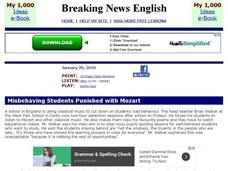Breaking News English: School Punishment Interactive Breaking News English: School Punishment Interactive