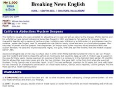 Breaking News English: California Abduction Interactive Breaking News English: California Abduction Interactive