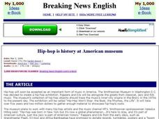 Breaking News English: hip hop Interactive Breaking News English: hip hop Interactive