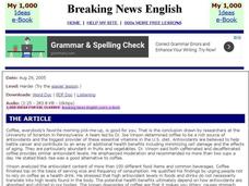 Breaking News English: Coffee Interactive Breaking News English: Coffee Interactive