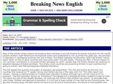Breaking News English: Education Interactive Breaking News English: Education Interactive