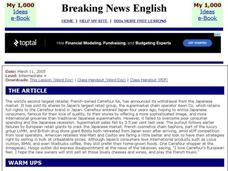 Breaking News English: Supermarkets Interactive Breaking News English: Supermarkets Interactive