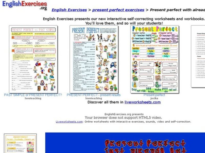 ESL: Just, Already, Yet-Present Perfect Interactive ESL: Just, Already, Yet-Present Perfect Interactive