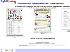 ESL-Passive Voice Interactive ESL-Passive Voice Interactive