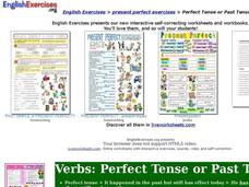 Perfect Tense or Past Tense Interactive Perfect Tense or Past Tense Interactive