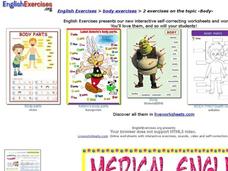 ESL Vocabulary: "Medical English-Body" Interactive ESL Vocabulary: "Medical English-Body" Interactive