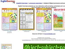Subject/Object Pronouns and Possessive Adjectives Interactive Subject/Object Pronouns and Possessive Adjectives Interactive