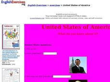 ESL: The United States of America Interactive ESL: The United States of America Interactive