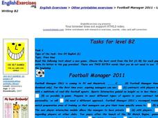 Football Manager 2011 - Use of English Interactive Football Manager 2011 - Use of English Interactive