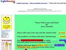 "There Will Come Soft Rain" Lesson Interactive "There Will Come Soft Rain" Lesson Interactive