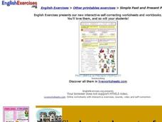 English Exercises: Simple Past and Present Perfect Interactive English Exercises: Simple Past and Present Perfect Interactive