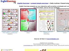 Daily Routines: Present Simple Interactive Daily Routines: Present Simple Interactive