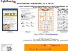 English Exercises: It is or There is? Interactive English Exercises: It is or There is? Interactive