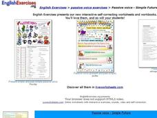 Passive Voice - Simple Future Interactive Passive Voice - Simple Future Interactive