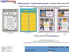Irregular Verbs: Learn - Meet Interactive Irregular Verbs: Learn - Meet Interactive