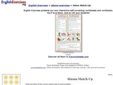 Idiom Match-Up Interactive Idiom Match-Up Interactive