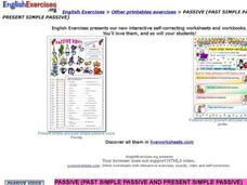 ESL: Passive Voice Exercise Interactive ESL: Passive Voice Exercise Interactive
