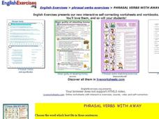 Phrasal Verbs With Away Interactive Phrasal Verbs With Away Interactive