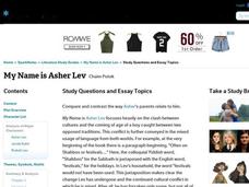 My Name is Asher Lev by Chaim Potok: Study Guide - Mini Essays Study Guide My Name is Asher Lev by Chaim Potok: Study Guide - Mini Essays Study Guide