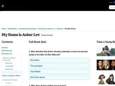 My Name is Asher Lev Quiz Interactive My Name is Asher Lev Quiz Interactive