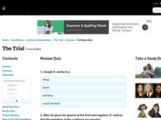 The Trial Review Quiz Interactive The Trial Review Quiz Interactive