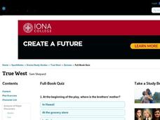 True West Quiz Interactive True West Quiz Interactive
