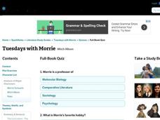 Tuesdays with Morrie Quiz Interactive Tuesdays with Morrie Quiz Interactive