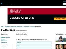 Twelfth Night Quiz Interactive Twelfth Night Quiz Interactive