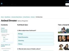 Animal Dreams Quiz Interactive Animal Dreams Quiz Interactive