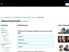 Giants in the Earth Quiz Interactive Giants in the Earth Quiz Interactive