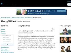 Henry VI Part 2 by William Shakespeare: Study Guide - Mini Essays Study Guide Henry VI Part 2 by William Shakespeare: Study Guide - Mini Essays Study Guide