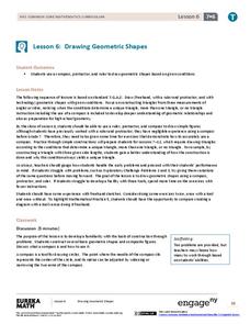 Drawing Geometric Shapes Lesson Plan Drawing Geometric Shapes Lesson Plan