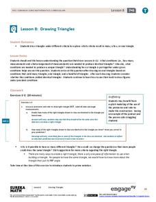 Drawing Triangles Lesson Plan Drawing Triangles Lesson Plan