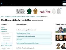 The House of the Seven Gables Quiz Interactive The House of the Seven Gables Quiz Interactive
