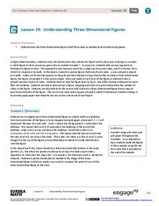 Understanding Three-Dimensional Figures Lesson Plan Understanding Three-Dimensional Figures Lesson Plan
