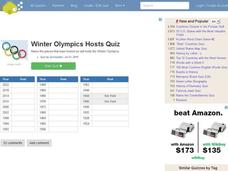Winter Olympics Host Cities Quiz Interactive Winter Olympics Host Cities Quiz Interactive