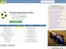 Country Superlatives Quiz Interactive Country Superlatives Quiz Interactive