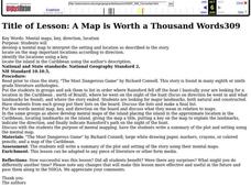 A Map is Worth a Thousand Words Lesson Plan A Map is Worth a Thousand Words Lesson Plan