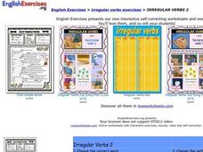ESL-Irregular Verbs Interactive ESL-Irregular Verbs Interactive