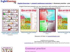 ESL: Present Continuous Tense Interactive ESL: Present Continuous Tense Interactive