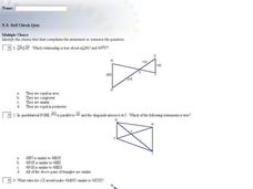 Similar Triangles Multiple Choice Interactive Similar Triangles Multiple Choice Interactive