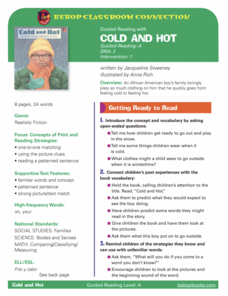 Guided Reading:  Cold and Hot Lesson Plan Guided Reading:  Cold and Hot Lesson Plan