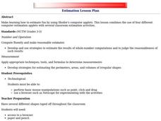Estimation  Lesson Plan Estimation  Lesson Plan