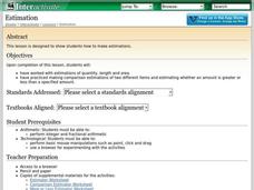 Estimation Lesson Plan Estimation Lesson Plan