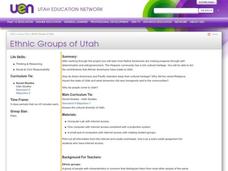 Ethnic Groups of Utah Lesson Plan Ethnic Groups of Utah Lesson Plan