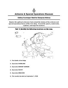 European History Worksheet European History Worksheet