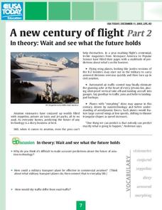 A New Century Of Flight Lesson Plan A New Century Of Flight Lesson Plan