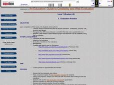 Evaluation Practice Lesson Plan Evaluation Practice Lesson Plan