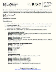 Balloon Astronaut Lesson Plan Balloon Astronaut Lesson Plan